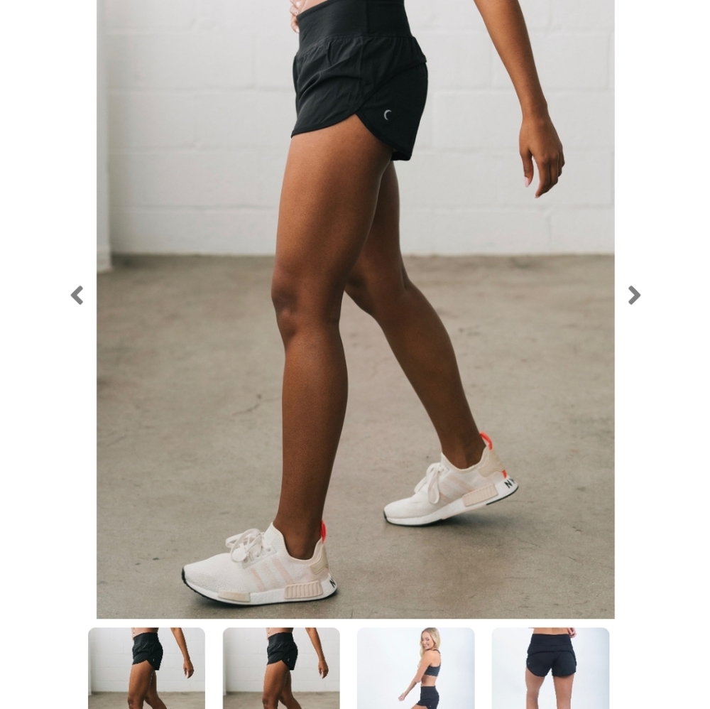 Zyia Black Trainer Shorts